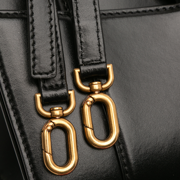 Pre-Loved Balenciaga Small Shiny Box Calfskin Hourglass Top Handle Bag - Picture 7 of 12